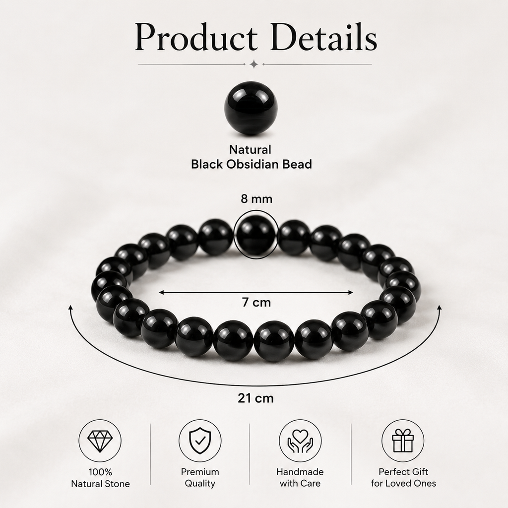 Black Obsidian Bracelet